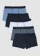 Five-pack of multicolour striped organic cotton boxer shorts_4