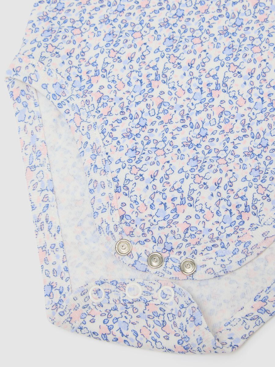 Two-pack multicolour pure cotton bodysuits for babies_2