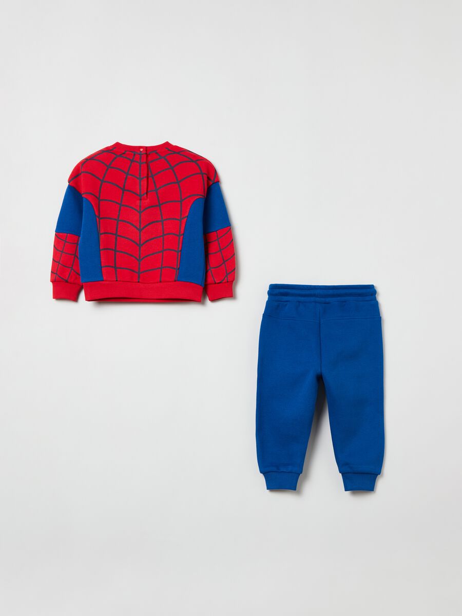 Fleece jogging set with Spider-Man print_1