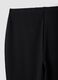 Schwarze Flared-Leggings aus Stretchmaterial_1