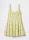 Short multicoloured dress with lemons pattern_5