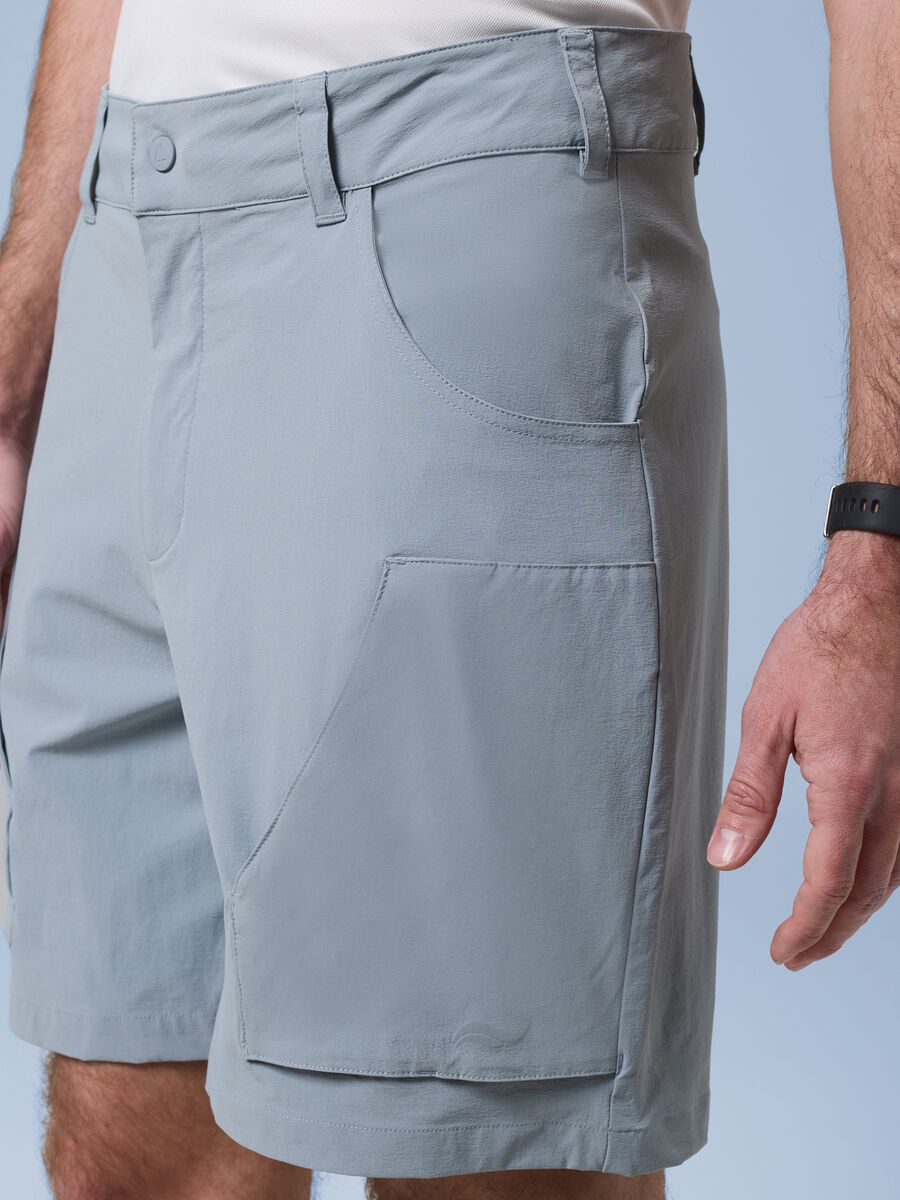 Graue Cargo-Shorts ALTAVIA SAILING aus Stretchgewebe_1