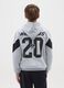 Multicolour cotton blend regular fit sweatshirt with Raiders logo_1