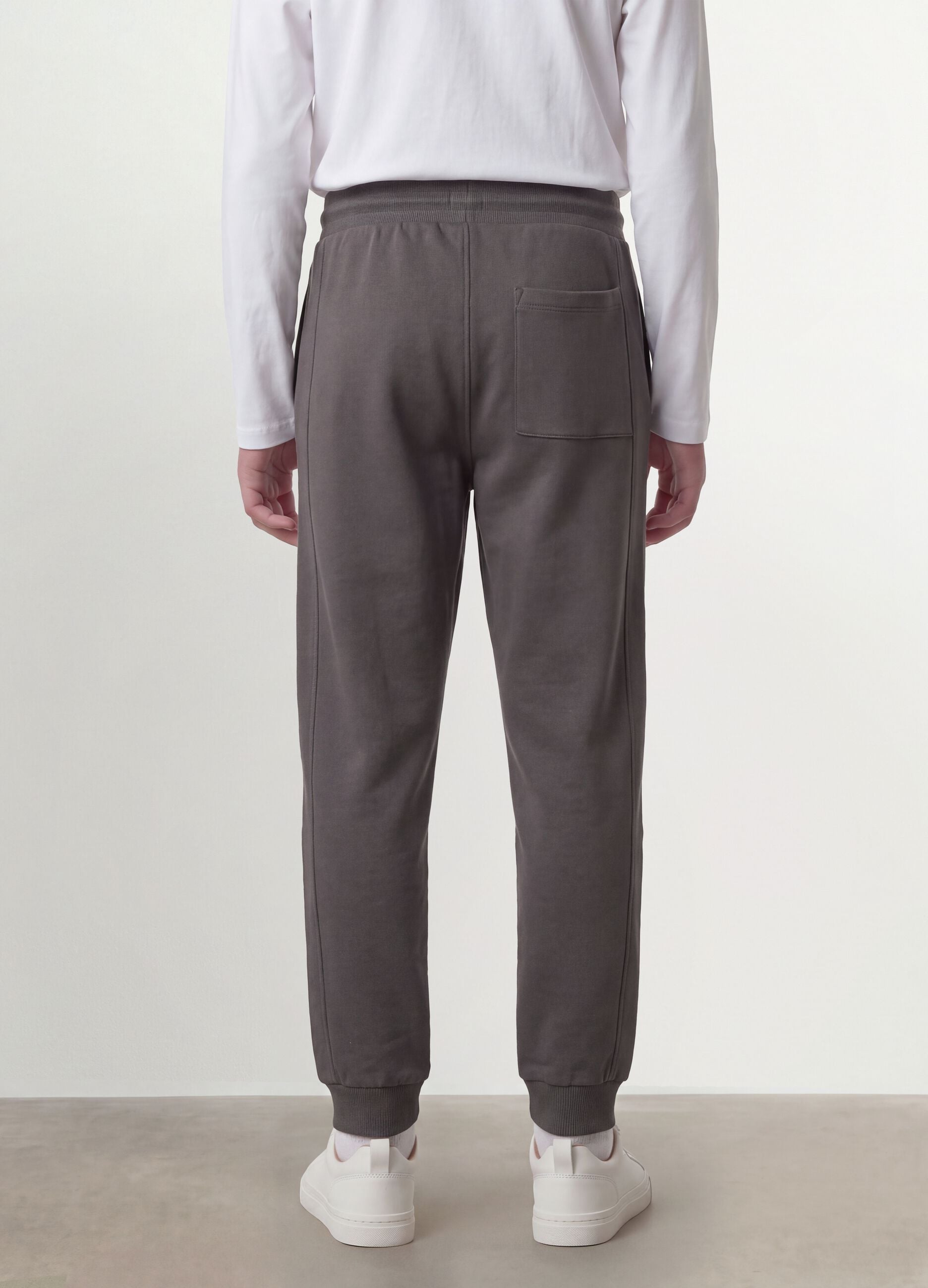 Graue Jogginghose aus Bio-Baumwolle
