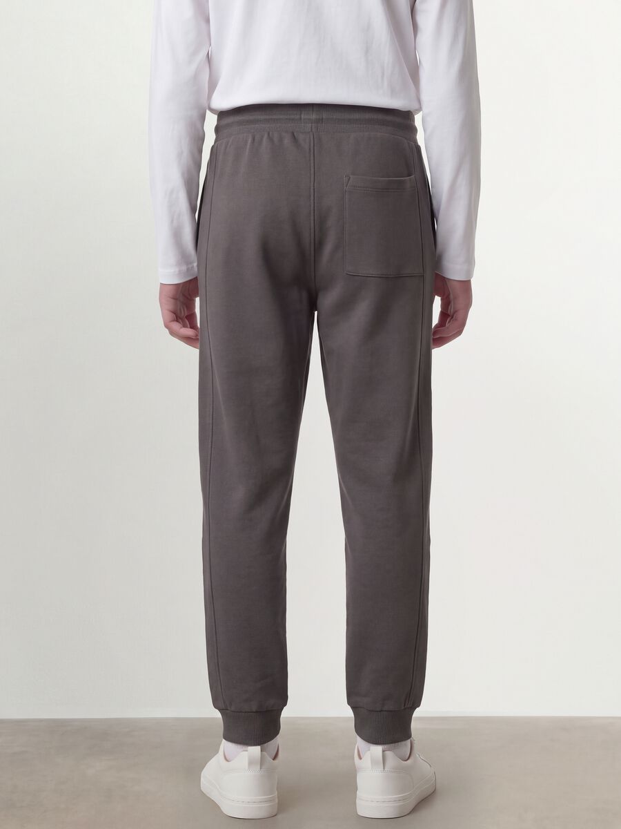 Grey organic cotton joggers_3
