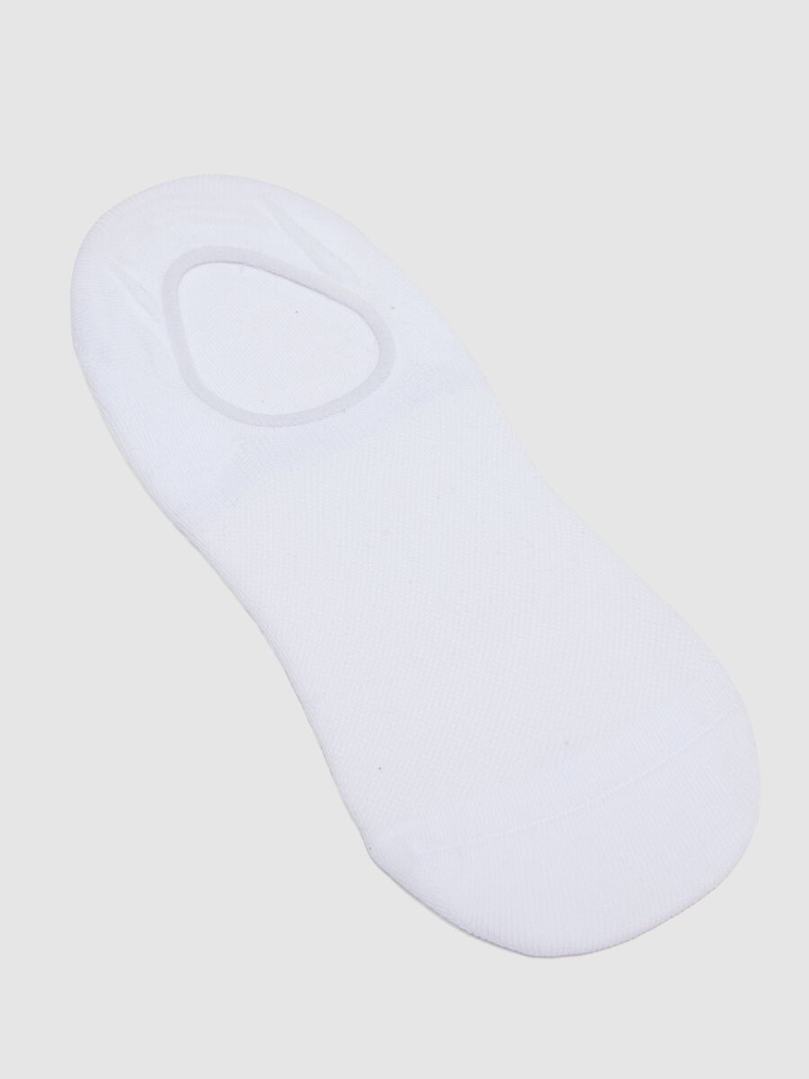 White Cotton Sports Socks Tripack_2