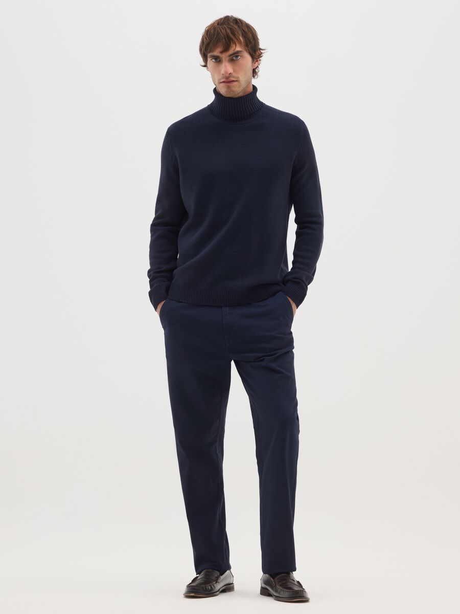 Blue High-Neck Jumper_1