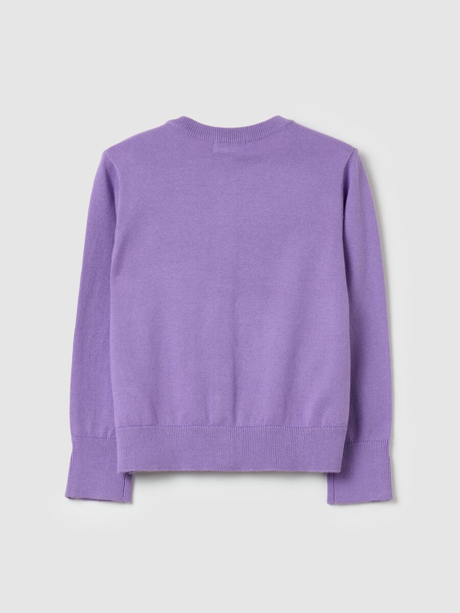 Knit cardigan with splits_1