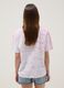 Camiseta multicolorida de algod&atilde;o puro, ajuste regular com estampado SpongeBob_3