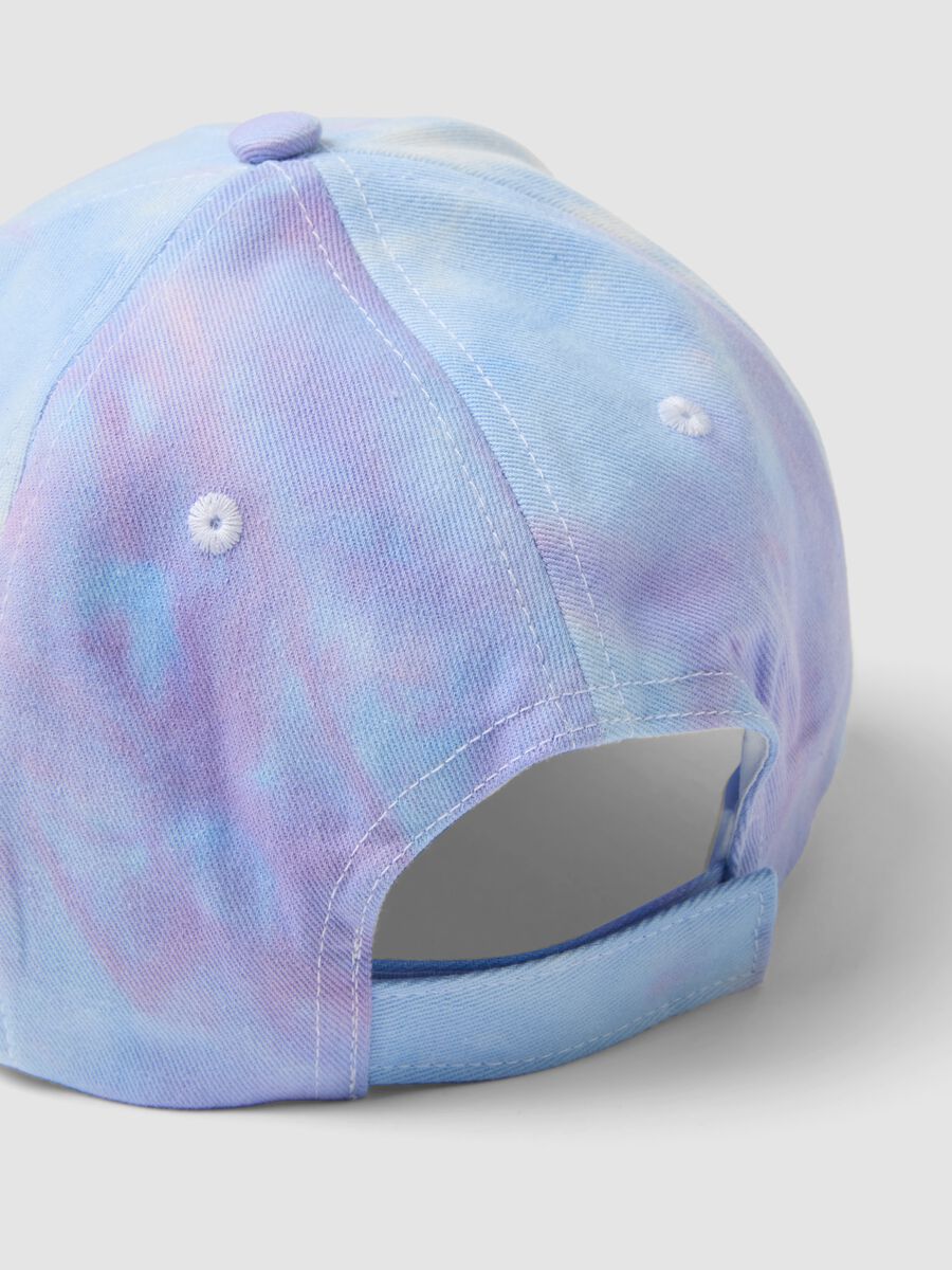 Cappello da baseball in puro cotone multicolor da bambina_1