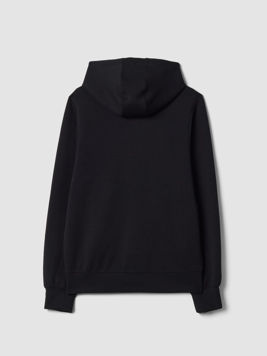 Casaco preto full-zip respir&aacute;vel em tecido el&aacute;stico 2-Way Stretch_6
