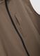 Ultra-light brown regular fit gilet with full zip_5