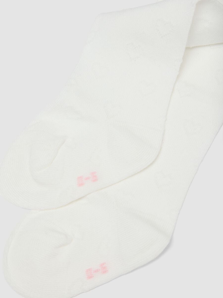 2-pack of pink organic stretch cotton tights_1