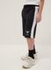 Black NBA Cotton Blend Shorts_2