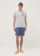 Men&rsquo;s multicolour short cotton pyjama set with Paul Frank print, regular fit_0