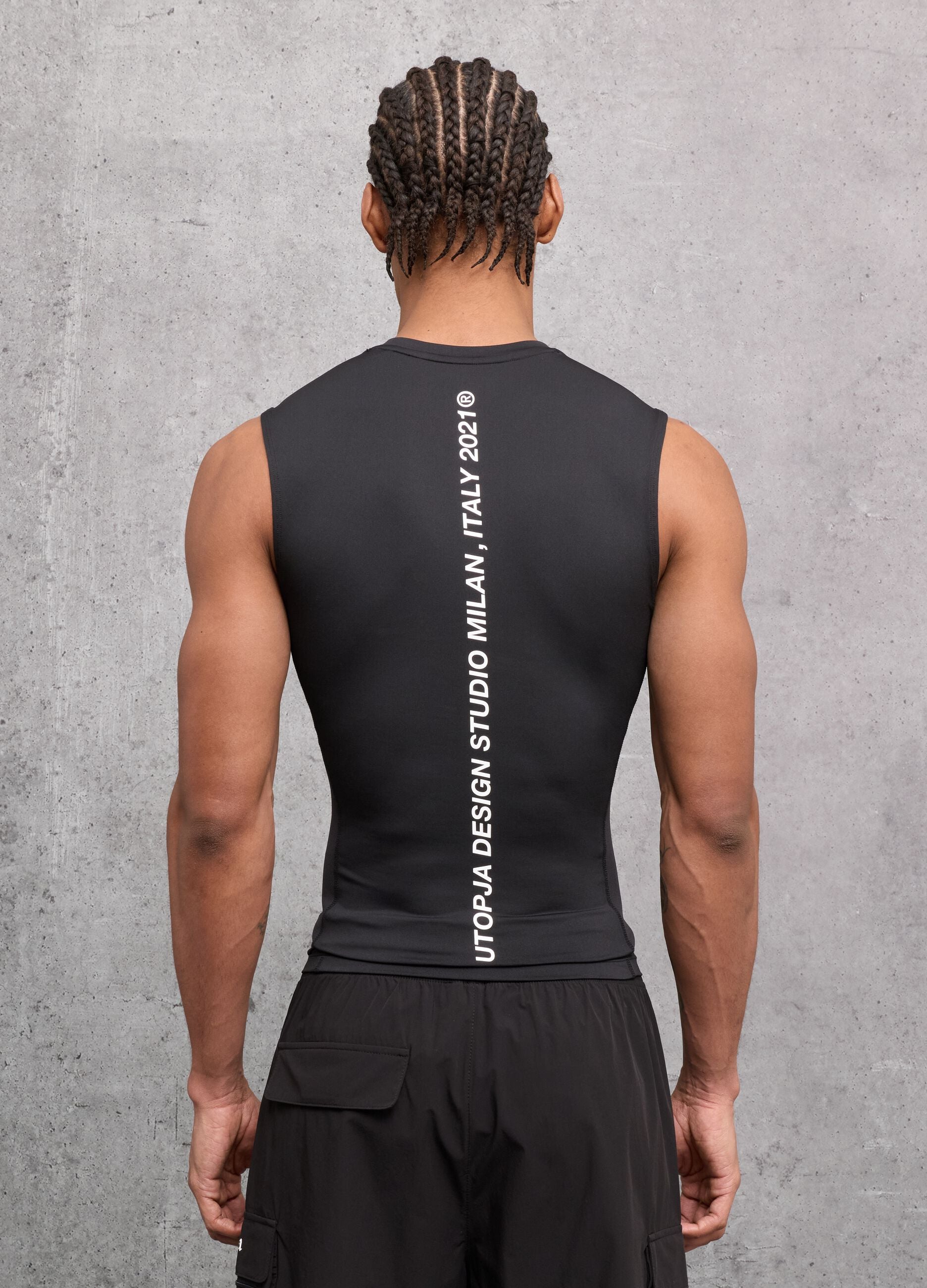 Kombat Active Black Sleeveless Tank Top