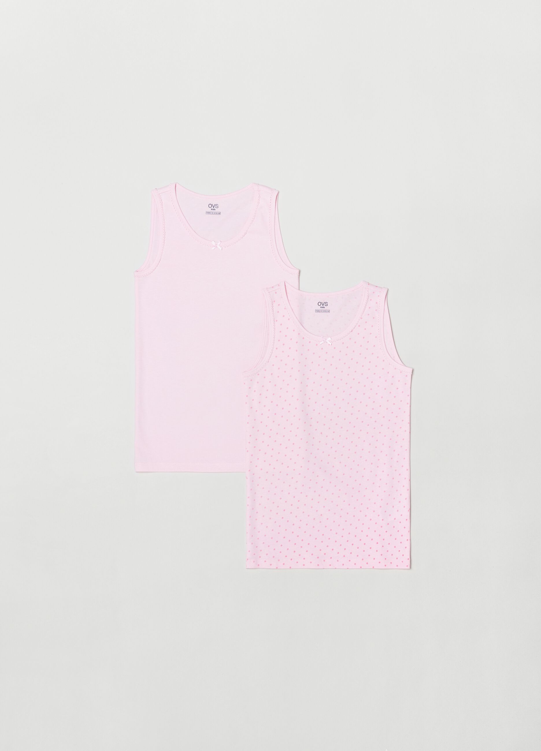 Two-pack vests with bow_0