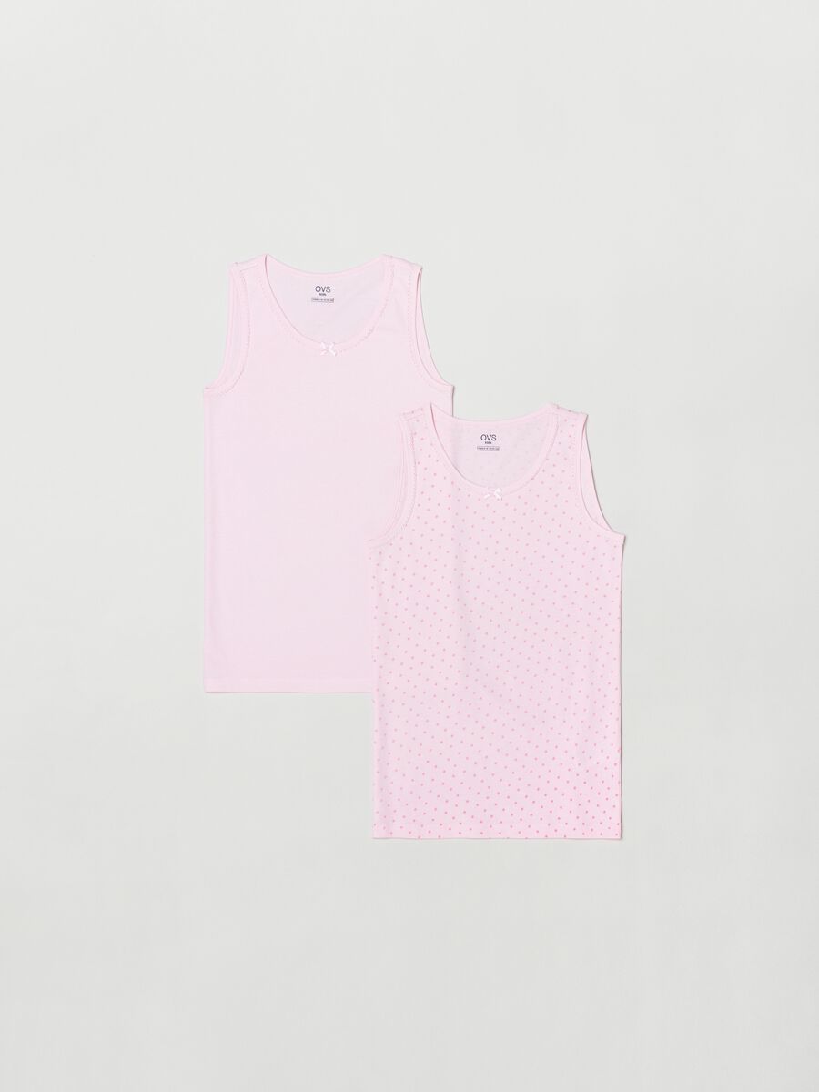 Two-pack vests with bow_0