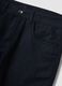 Blue regular-fit pure cotton Bermuda shorts_5