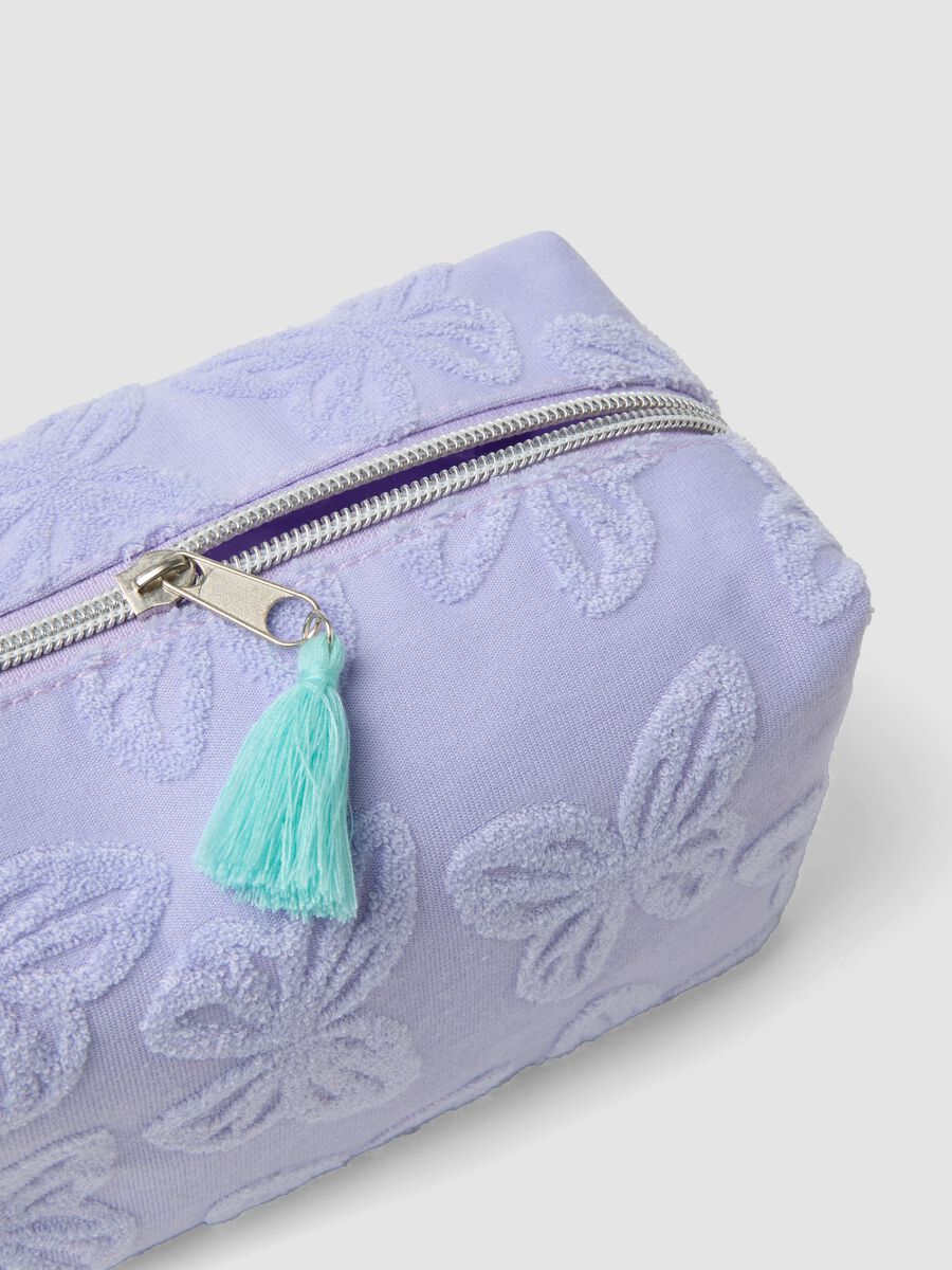 Purple beauty case with butterfly details_2