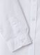 Camicia bianca in puro cotone con collo classico e taschino per bimbo_3