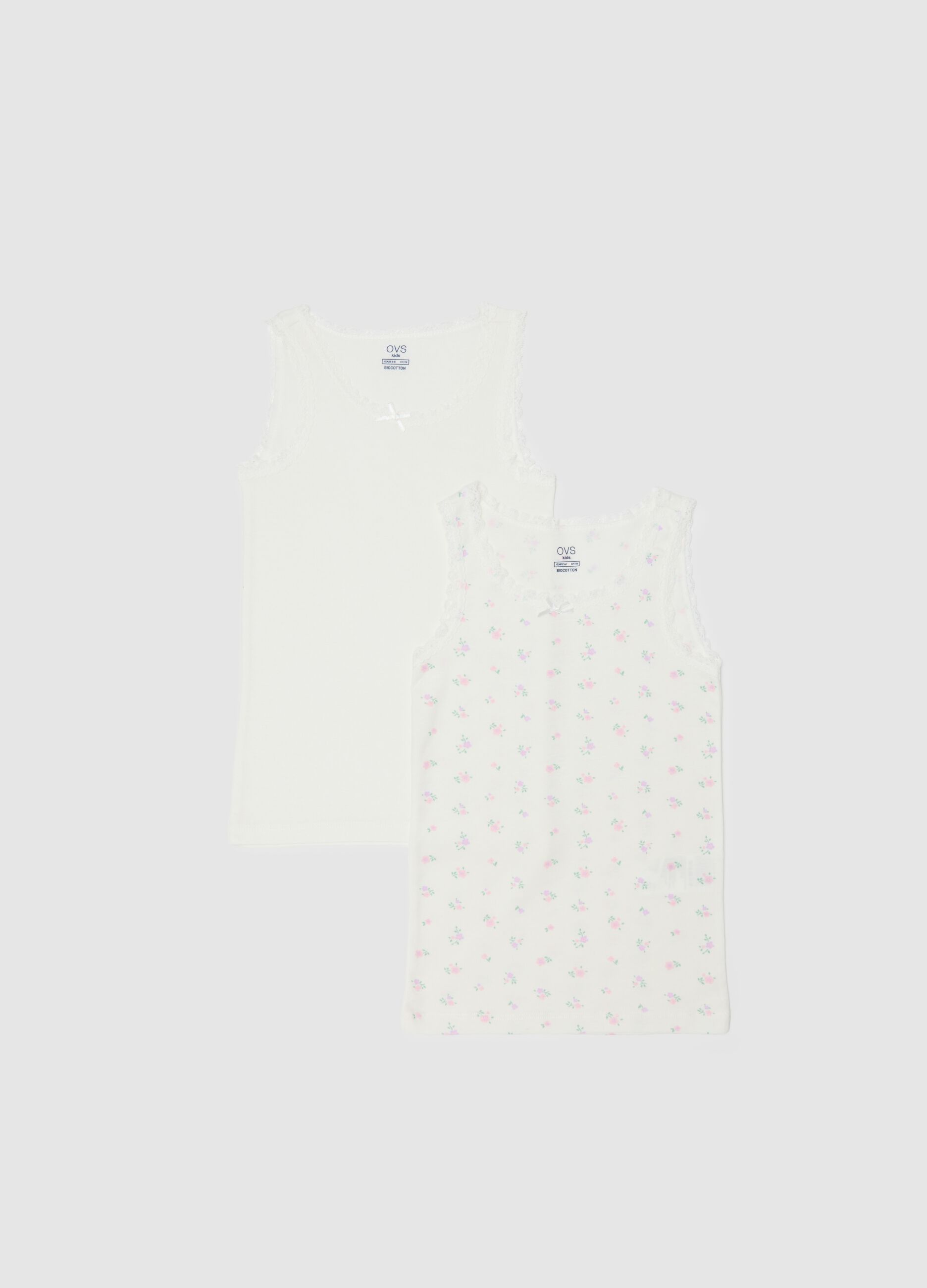 White Vest in Organic Cotton