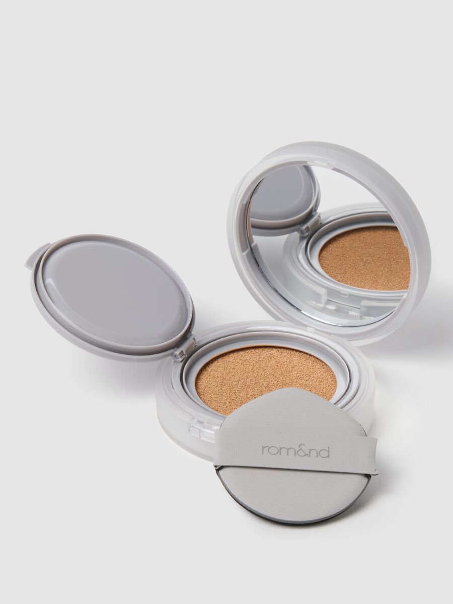 ROM&ND NU ZERO CUSHION 05 SAND25 BASE CUSHION - Maquiagem coreana_1