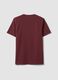 Red pure organic cotton jersey T-shirt, regular fit_5