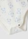2-pack white organic cotton baby bodysuits with teddy bear print_2