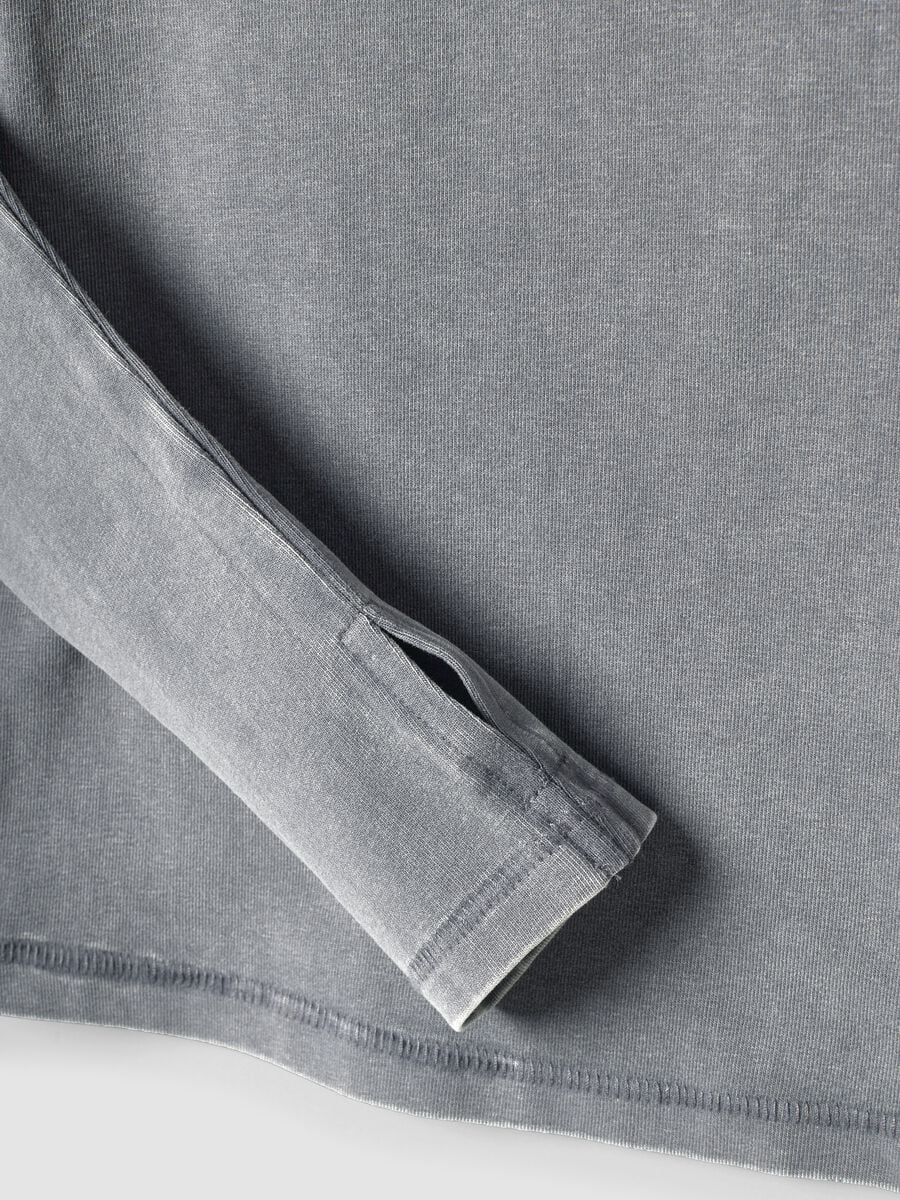 Perfect Long Sleeve Top Washed Grey_2