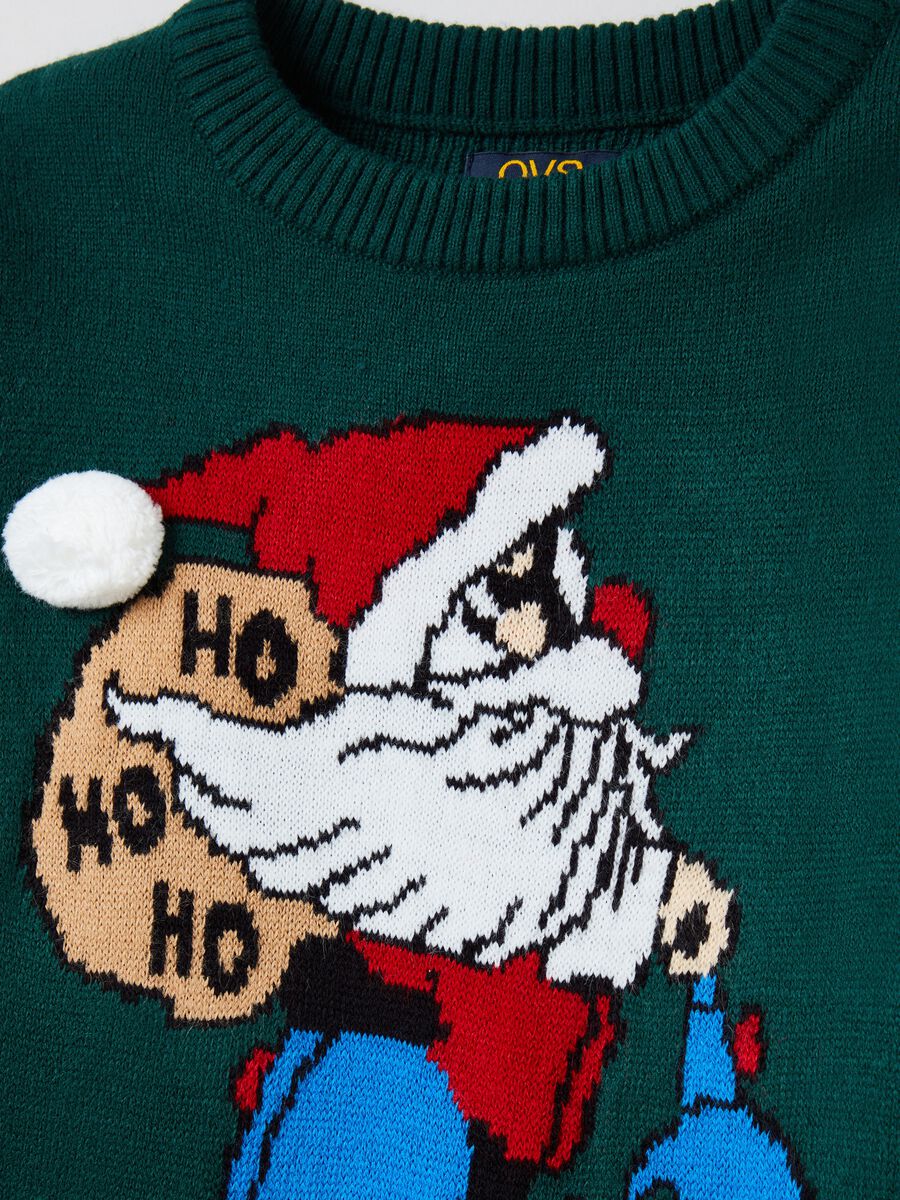 Christmas jumper with Father Christmas design_2