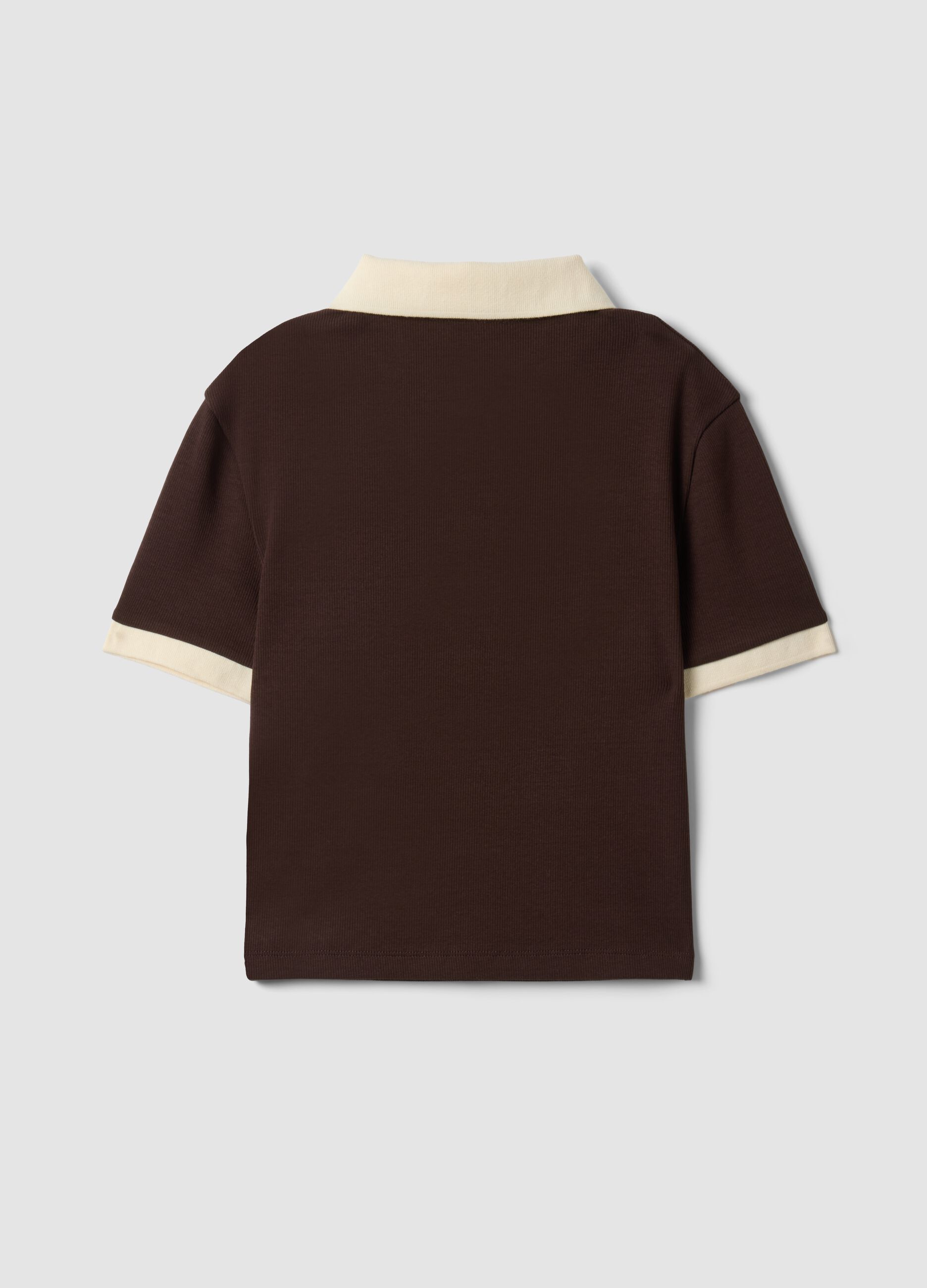 &Kappa;&alpha;&phi;έ crop polo &alpha;&pi;ό &epsilon;&lambda;&alpha;&sigma;&tau;&iota;&kappa;ό &beta;&alpha;&mu;&beta;ά&kappa;&iota; &mu;&epsilon; &sigma;&tau;ά&mu;&pi;&alpha;, &kappa;&alpha;&nu;&omicron;&nu;&iota;&kappa;ή &epsilon;&phi;&alpha;&rho;&mu;&omicron;&gamma;ή