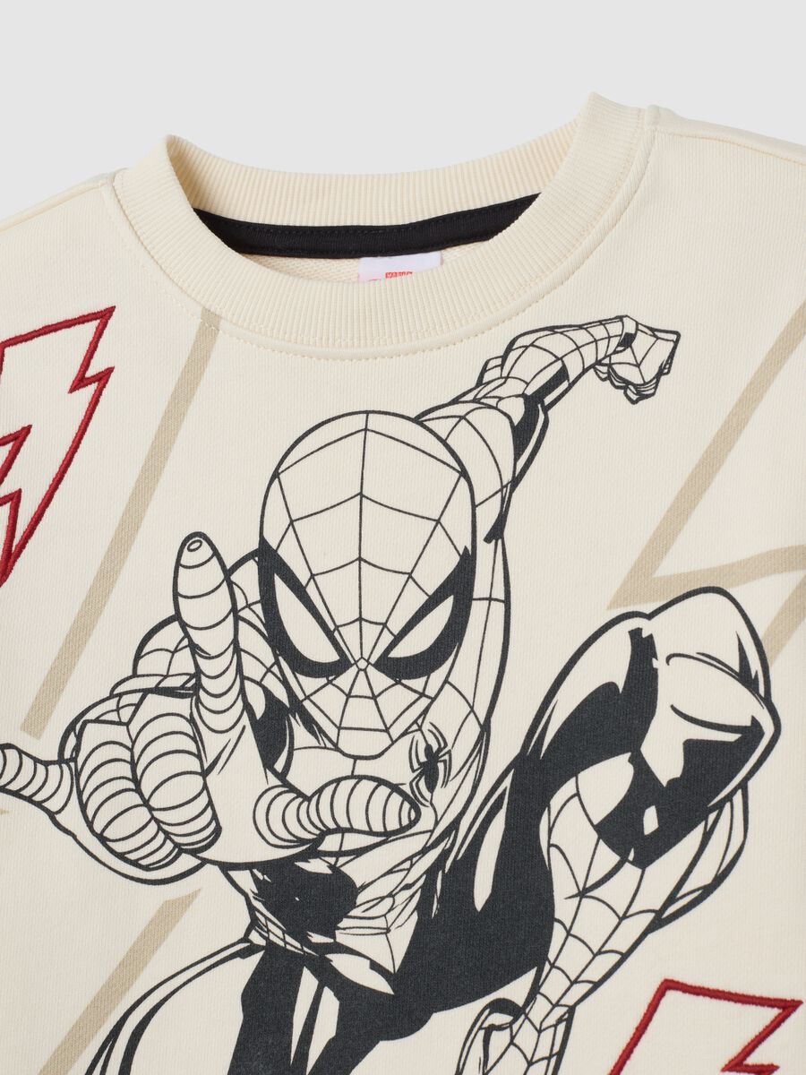 Children's white and black pure cotton regular fit jogging set_3