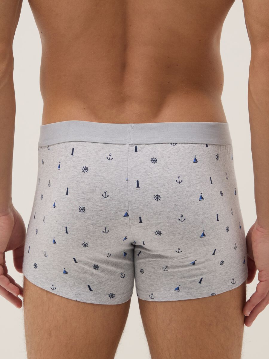 Three-pack of multicolour stretch cotton boxers, regular fit_2