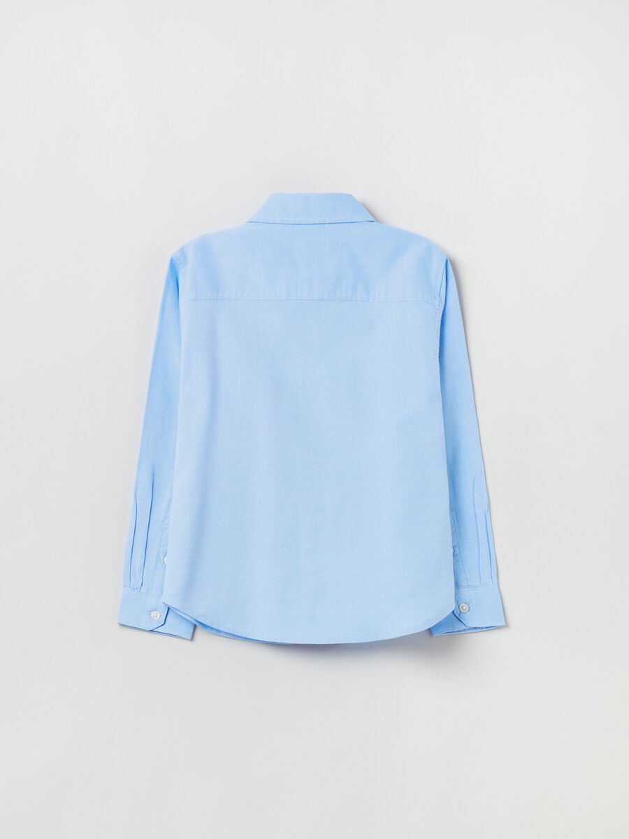 Stretch cotton Oxford shirt_1