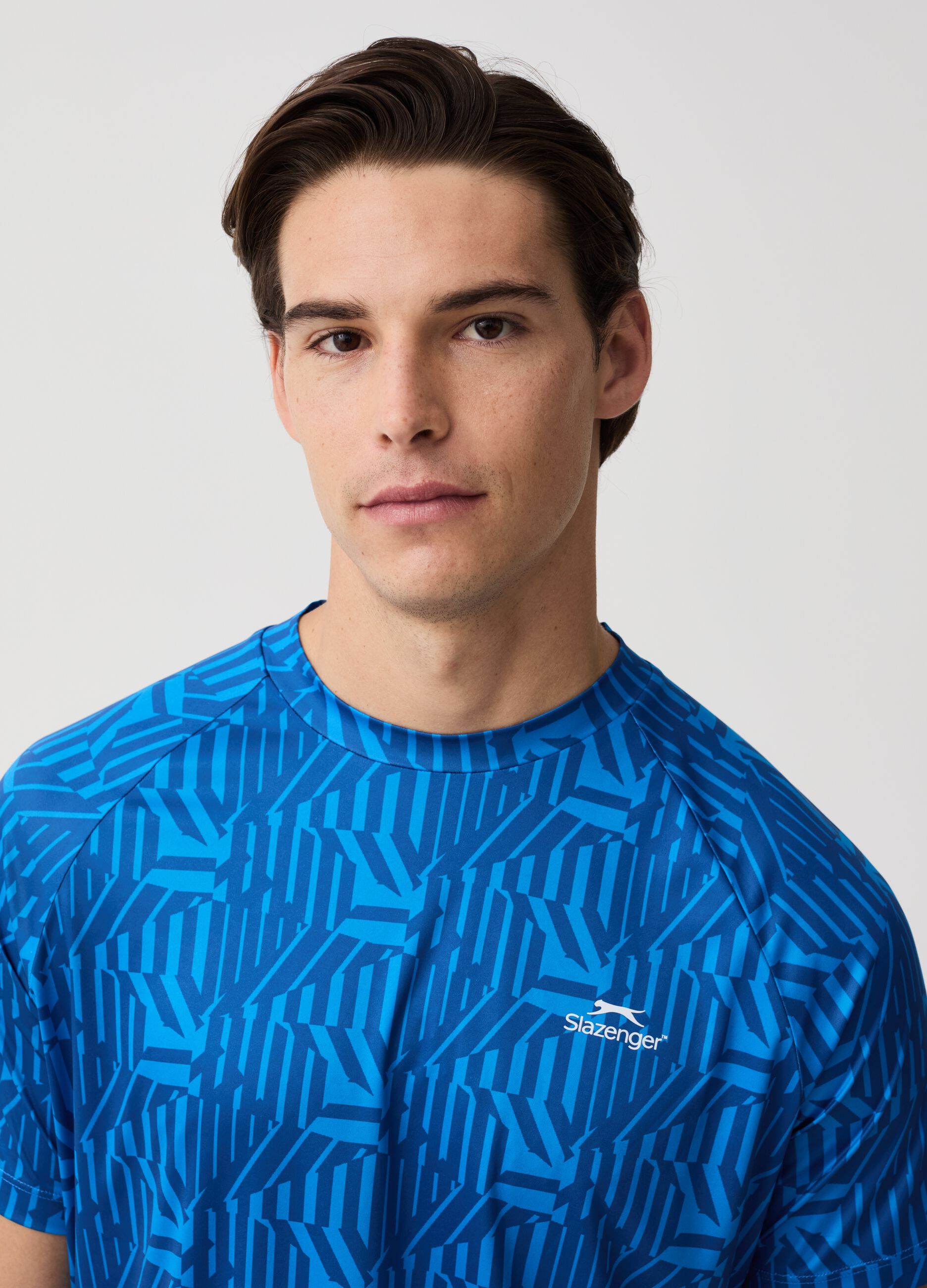 Slazenger tennis T-shirt with pattern