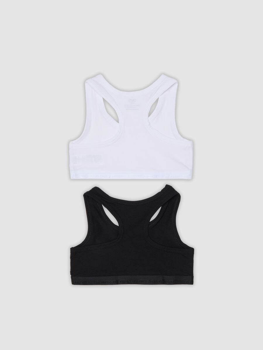 Bipack reggiseni sportivi multicolor in cotone organico elasticizzato_1