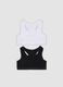 Bipack reggiseni sportivi multicolor in cotone organico elasticizzato_1