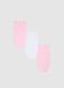 Tripack sleeveless bodysuits in pure cotton multicolour for baby girls_1