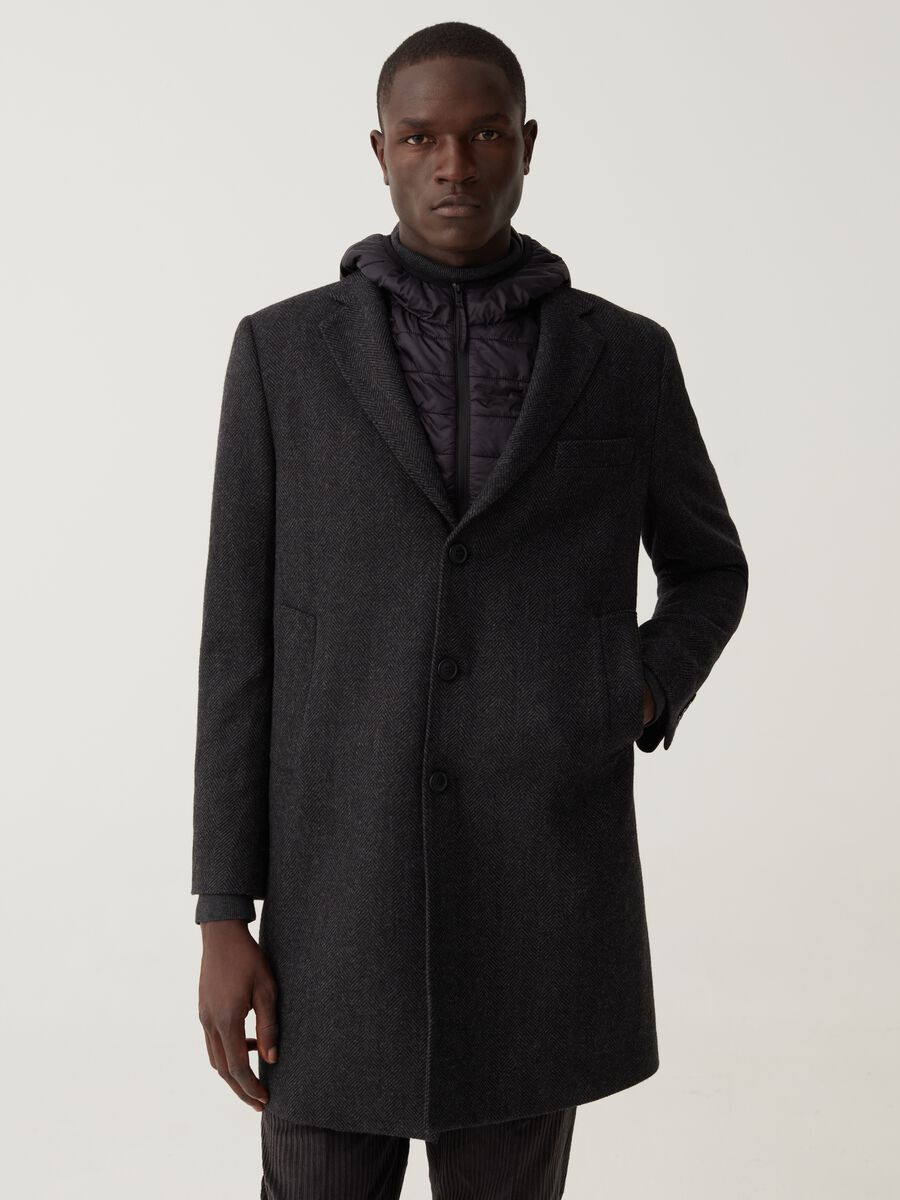 The Perfect Item tailored coat with full-zip gilet_1