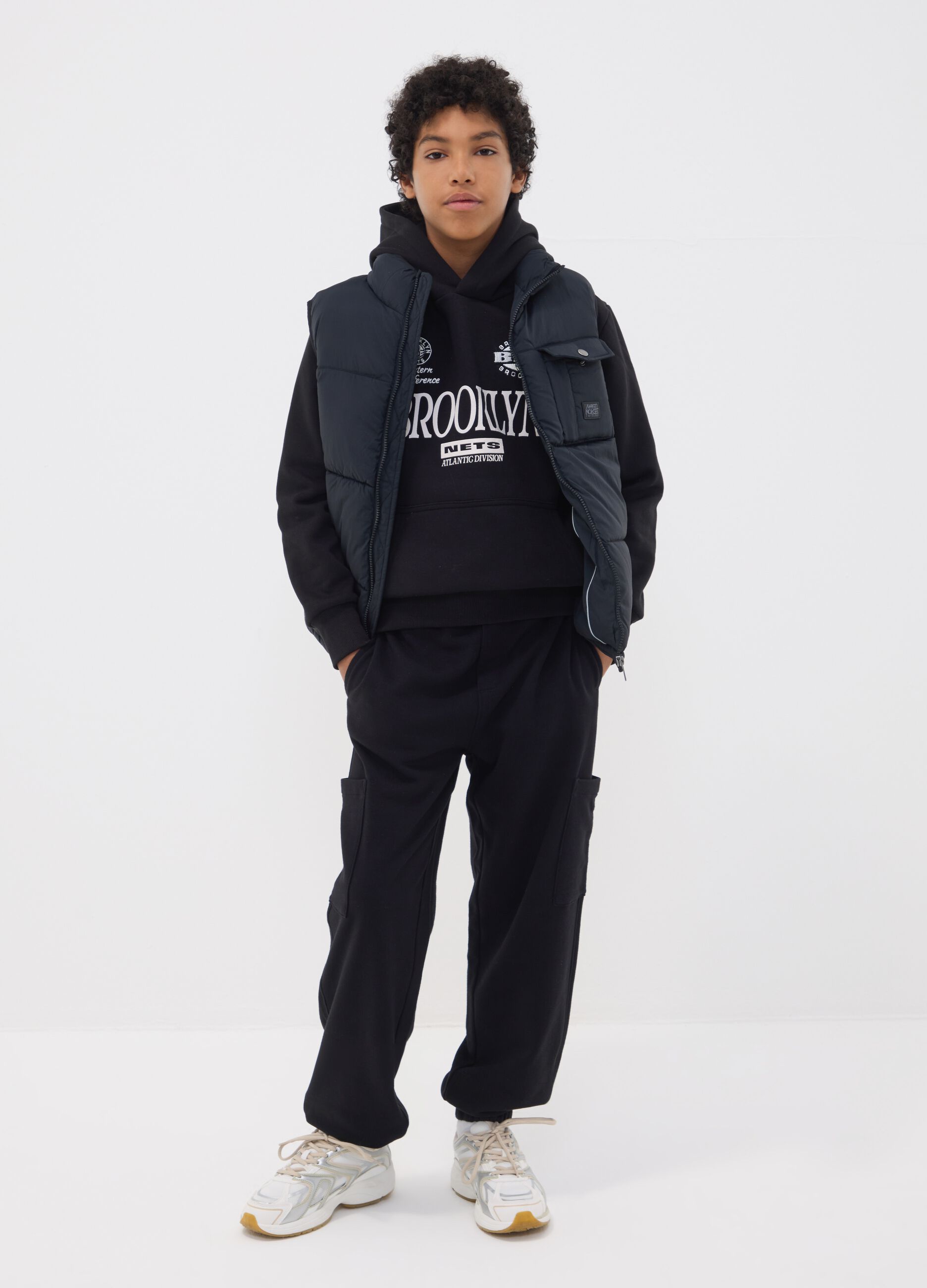 &Mu;&alpha;ύ&rho;&omicron; relaxed cargo jogger &pi;&alpha;&nu;&tau;&epsilon;&lambda;ό&nu;&iota; &alpha;&pi;ό 100% &beta;&alpha;&mu;&beta;ά&kappa;&iota; &gamma;&iota;&alpha; &alpha;&gamma;ό&rho;&iota;