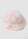 Multicolour pure cotton bucket hat for baby girl_1
