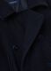 Cappotto doppiopetto blu navy in misto lana e viscosa regular fit_1
