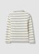Weisser, gestreifter Regular-Fit Zweireiher-Blazer mit klassischem Revers_6