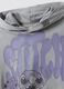 Grey pure cotton hoodie with Lilo & Stitch print for girls_4