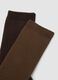 3-pack of brown stretch cotton socks_2