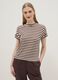 Regular-fit multicolour striped stretch viscose T-shirt_2