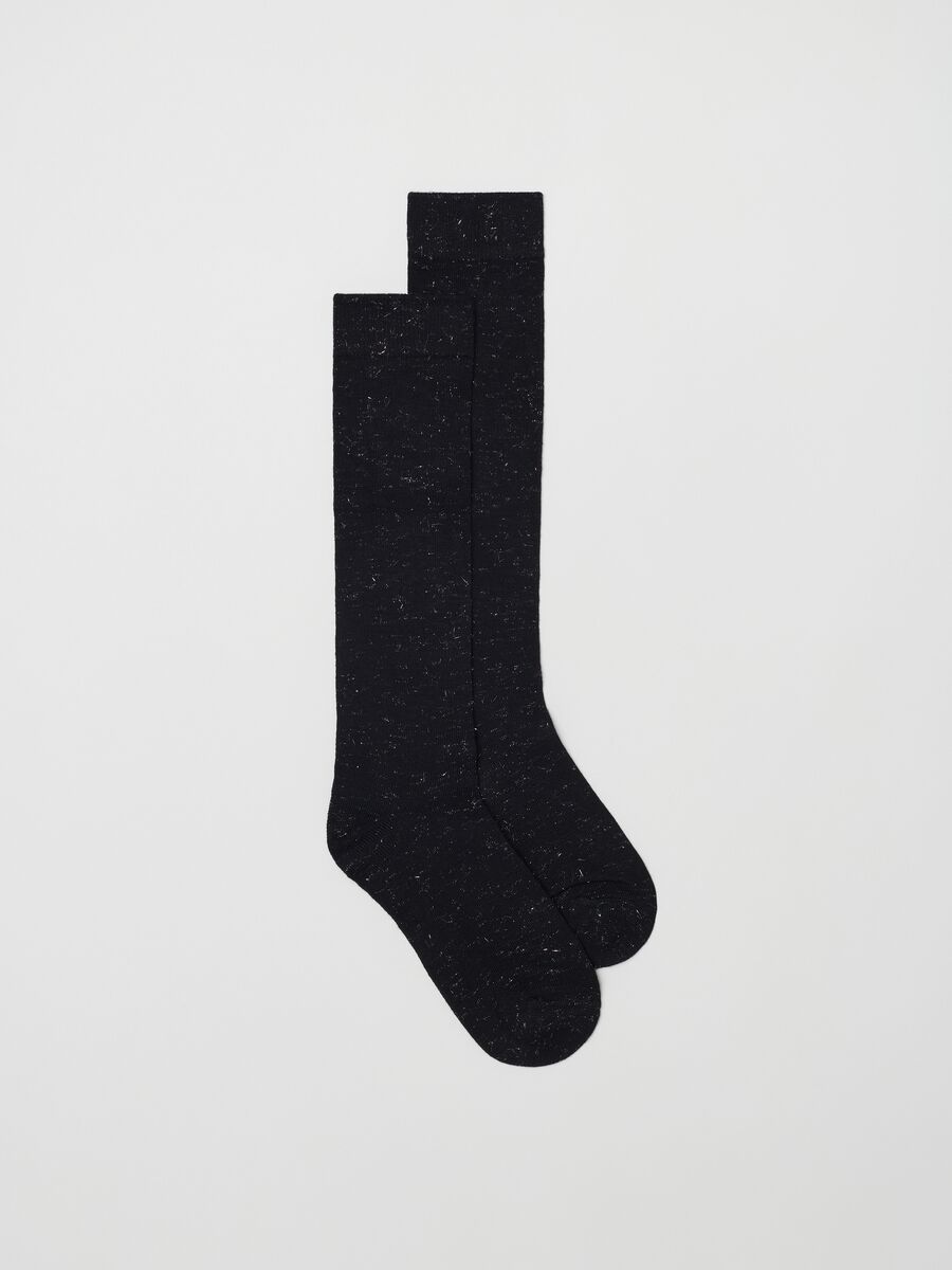 Long socks with lurex_0