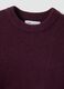 Purple stretch wool crew-neck jumper, oversized fit_5