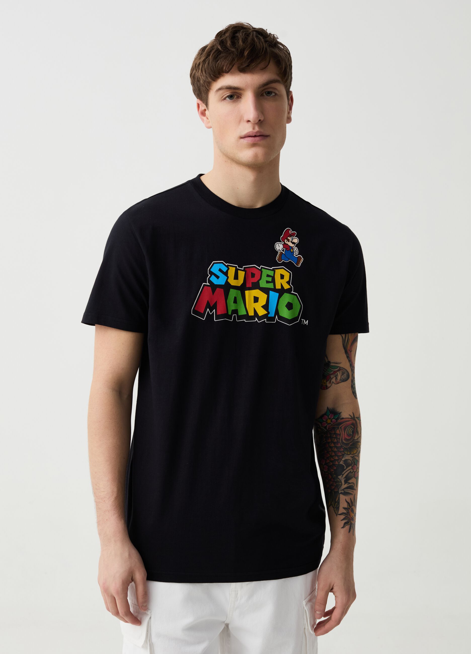T-shirt in cotone con stampa Super Mario™